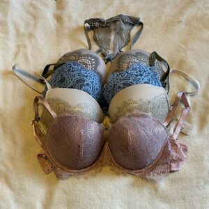 Lot of 4 Victoria’s Secret Dream Angels bras 32D